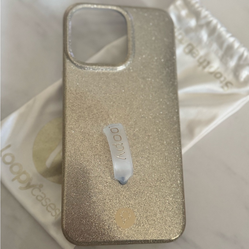 Loopy Case Sparkling Gold Phone Case